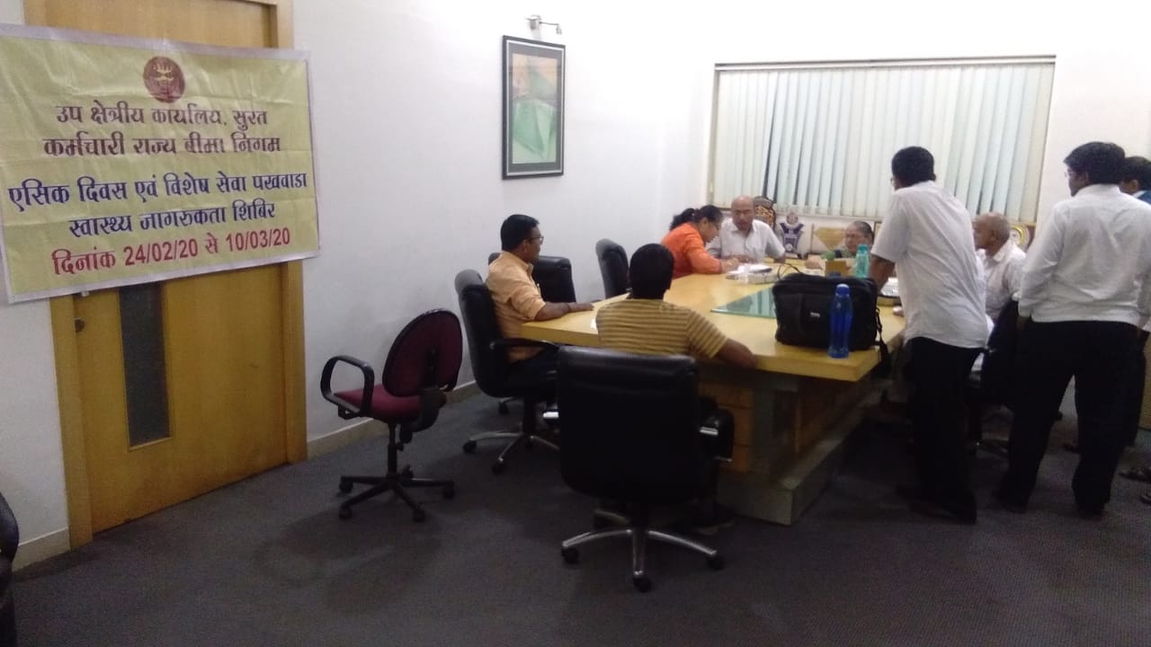 Health Checkup and awareness camp at Karp Diamond, katargam, Surat	